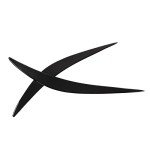 Glossy Black Headlight Eyelid Trim for Infiniti Q50