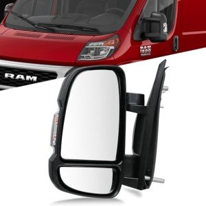 Convitex Left Side Mirror for Dodge Ram Promaster