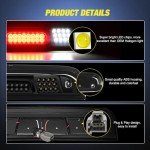 Nilight LED Third Brake Light for Chevy GMC Trucks