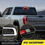 Nilight LED Third Brake Light for Chevy GMC Trucks