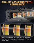 NAOEVO 6in 50W LED Light Bar - 2 Pcs