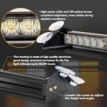 24 LED Emergency Strobe Lights for Vehicles