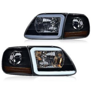 Smoke LED Headlight & Parking Light Kit for Ford