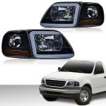 Smoke LED Headlight & Parking Light Kit for Ford