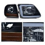 Smoke LED Headlight & Parking Light Kit for Ford