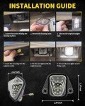 Bright White LED License Plate Lights for Chevy GMC