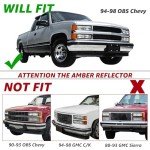 REINKO Headlight Assembly for 94-98 Chevy Silverado