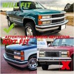 REINKO Headlight Assembly for 94-98 Chevy Silverado