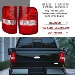 HECASA Tail Light Assembly for Ford F-150 2004-2008