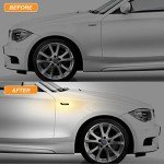 TEMSONE LED Side Marker Light Kit for BMW