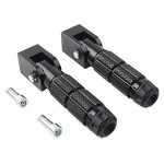 Lirun Folding Foot Pegs for Motorcycles, 8mm Bolts