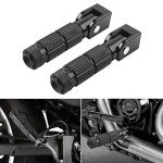 Lirun Folding Foot Pegs for Motorcycles, 8mm Bolts
