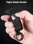 Smart Tracker Keychain with Bottle Opener Carabiner