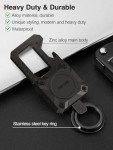 Smart Tracker Keychain with Bottle Opener Carabiner