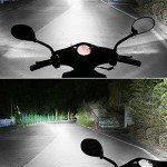 Bright White H4 LED Headlight Bulbs - 2 Pack