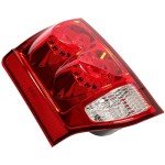 HECASA Left Tail Light for 2011-2020 Dodge Grand Caravan