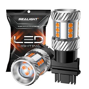SEALIGHT 3157 LED Turn Signal Bulbs - Amber Yellow