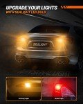 SEALIGHT 3157 LED Turn Signal Bulbs - Amber Yellow