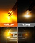 SEALIGHT 3157 LED Turn Signal Bulbs - Amber Yellow