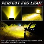 Yellow 100W LED Cube Lights - 2 Pack