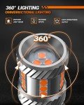 SEALIGHT 3157 LED Turn Signal Bulbs - Amber Yellow