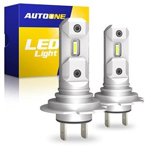 AUTOONE H7 LED Fog Lights - Super Bright Pack of 2