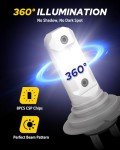 AUTOONE H7 LED Fog Lights - Super Bright Pack of 2