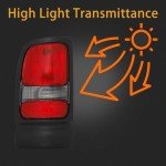 MiKaFex Tail Light Assembly for Dodge Ram 1500 2500 3500
