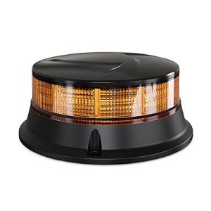 Amber Beacon Light for Vehicles - LED Safety Strobe