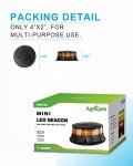 Amber Beacon Light for Vehicles - LED Safety Strobe