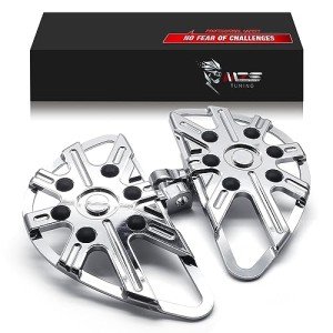 MZS Chrome Motorcycle Foot Pegs & Floorboards
