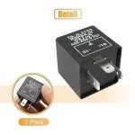 3-Pin 12V CF13 Flasher Relay for Turn Signals