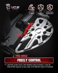 MZS Chrome Motorcycle Foot Pegs & Floorboards