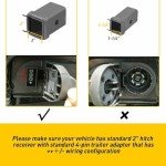 LED Brake Light for Trailer Hitch Cover - Flag