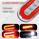 6-Inch Oval LED Boat Trailer Lights Set