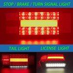 LED Boat Trailer Light Kit - Waterproof & Compact