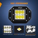 Nilight 18W Spot LED Work Light Bar - 2PCS