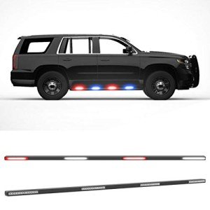 Ceptor-X® 60" Red/Clear LED Running Board Lights