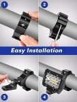 ZIDIYORUO 360° Light Bar Mounts for UTVs