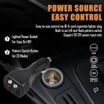 2-in-1 Amber White LED Dash Strobe Lights