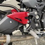 LEDISHUN Foot Pegs and Heel Guard for Kawasaki