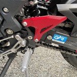 LEDISHUN Foot Pegs and Heel Guard for Kawasaki