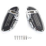 Chrome Motorcycle Passenger Footboard for Harley Touring