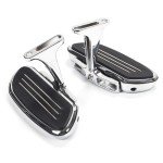 Chrome Motorcycle Passenger Footboard for Harley Touring