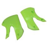 Kawasaki KX65 Plastic Fairing Kit - Green & White