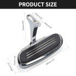 Chrome Motorcycle Passenger Footboard for Harley Touring