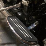 Chrome Motorcycle Passenger Footboard for Harley Touring