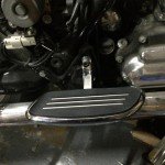 Chrome Motorcycle Passenger Footboard for Harley Touring