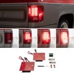 Chevy C10 Red LED Tail Lights Kit 1973-1987