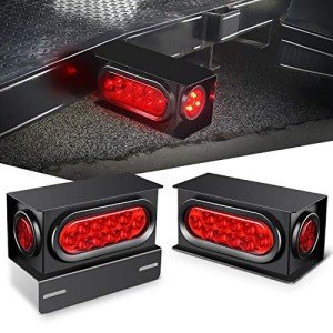 Nilight Trailer Light Housing Kit with LED Lights